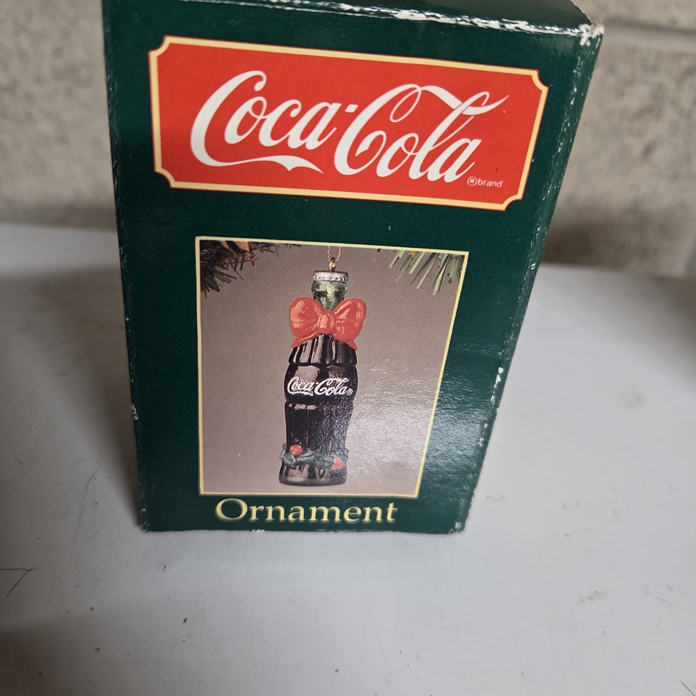 Coca Cola Ornament with Red Accents